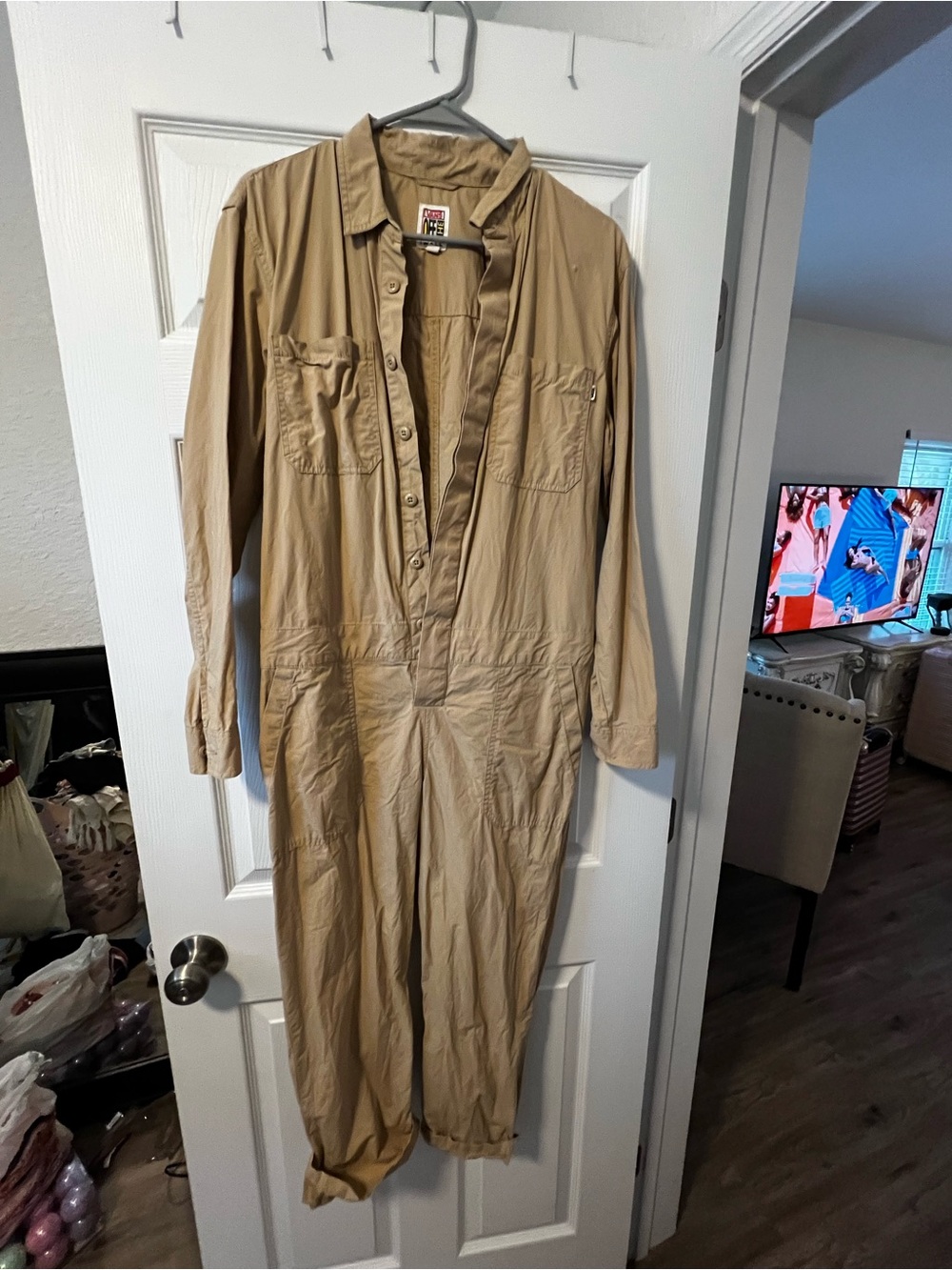 Vans Tan Utility Jumpsuit